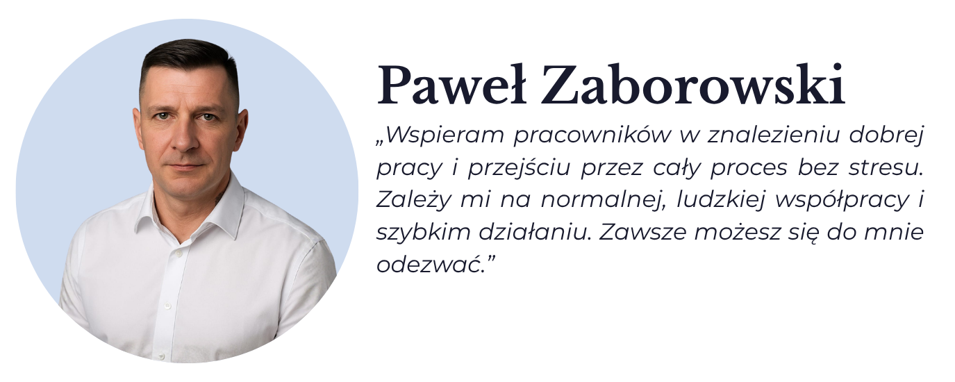 Paweł Zaborowski - Rekruter